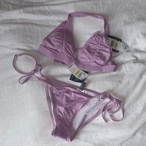 Pink Tie-Side Bikini NWT